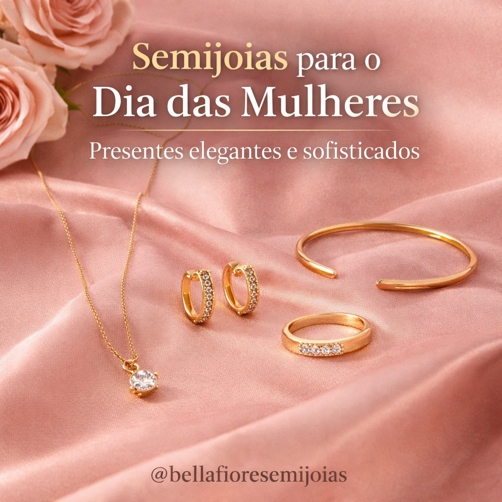 Semijoias para o Dia das Mulheres: elegância e significado em cada detalhe