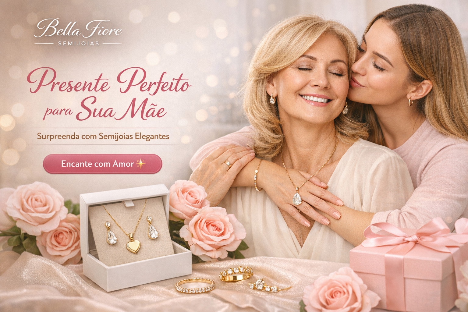 Presente para Mãe: Surpreenda com Semijoias da Bella Fiore