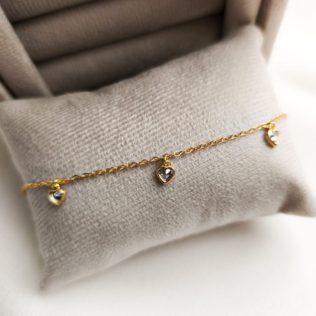 Pulseira Clarité - Detalhada Com Zircônias - Coleção Aurora - Banhada a Ouro 18K