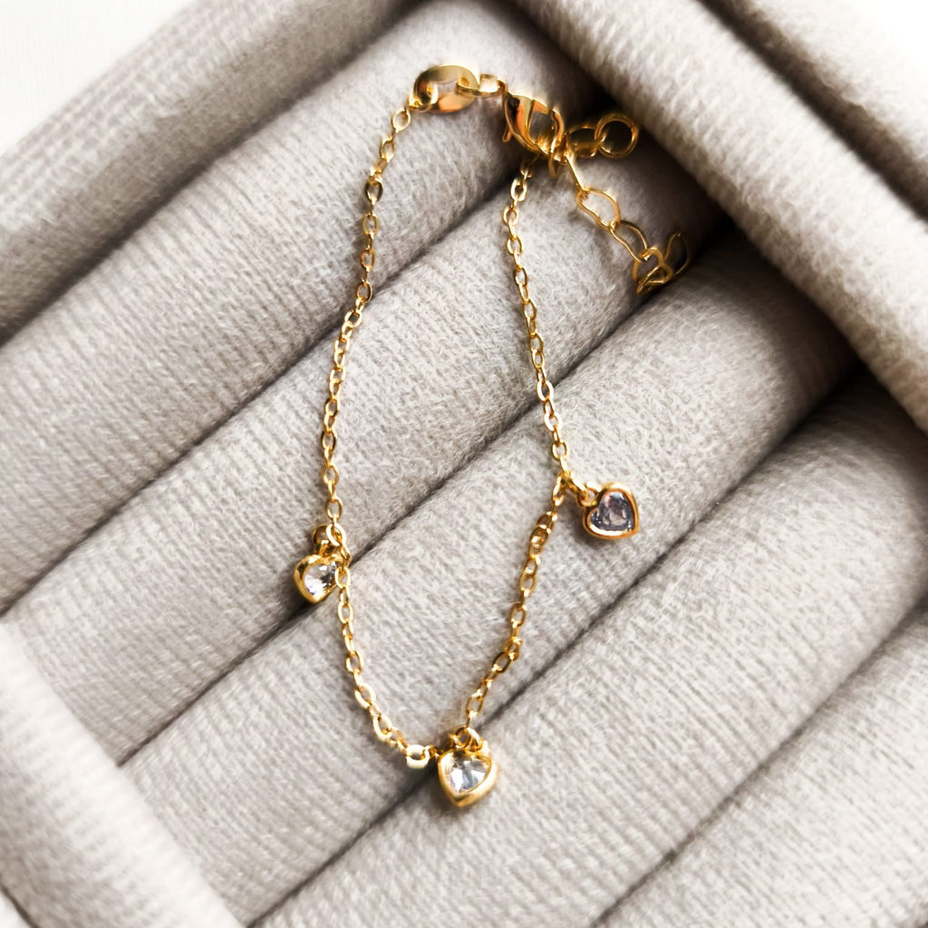 Pulseira Clarité - Detalhada Com Zircônias - Coleção Aurora - Banhada a Ouro 18K