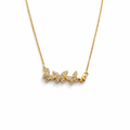 Colar Lumina Butterfly - Detalhado Com Micro Zircônias - Coleção Aurora - Banhado a Ouro 18k
