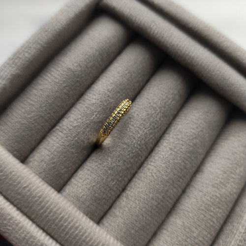 Anel Clara - Coleção Aurora - Banhado a Ouro 18k