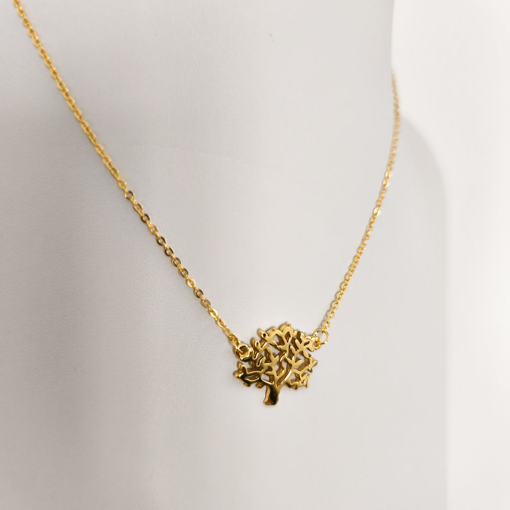 Colar Árvore Da Vida - Coleção Aurora - Banhado a Ouro 18k