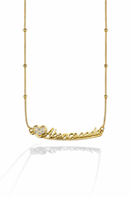 Colar Abençoada - Detalhado  Com Micro Zircônias - Coleção Aurora - Banhado a Ouro 18k