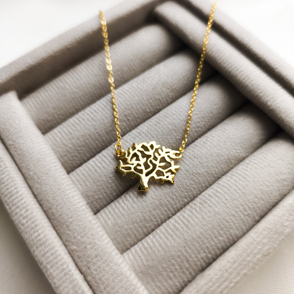 Colar Árvore Da Vida - Coleção Aurora - Banhado a Ouro 18k