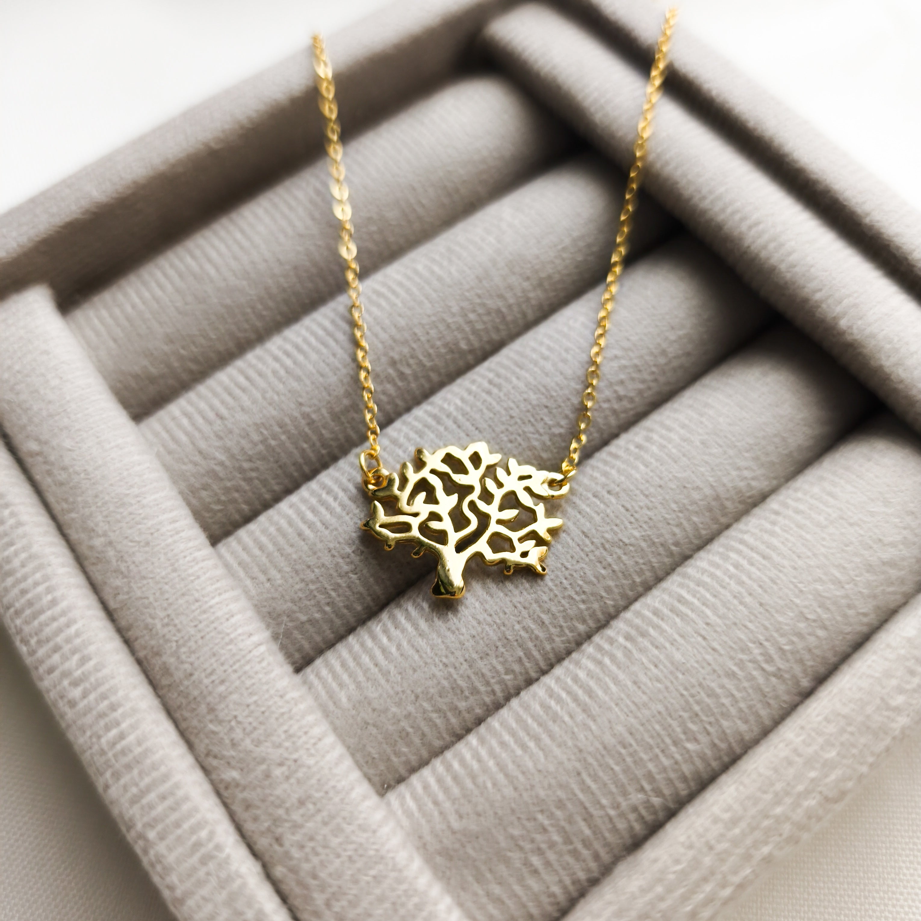 Colar Árvore Da Vida - Coleção Aurora - Banhado a Ouro 18k