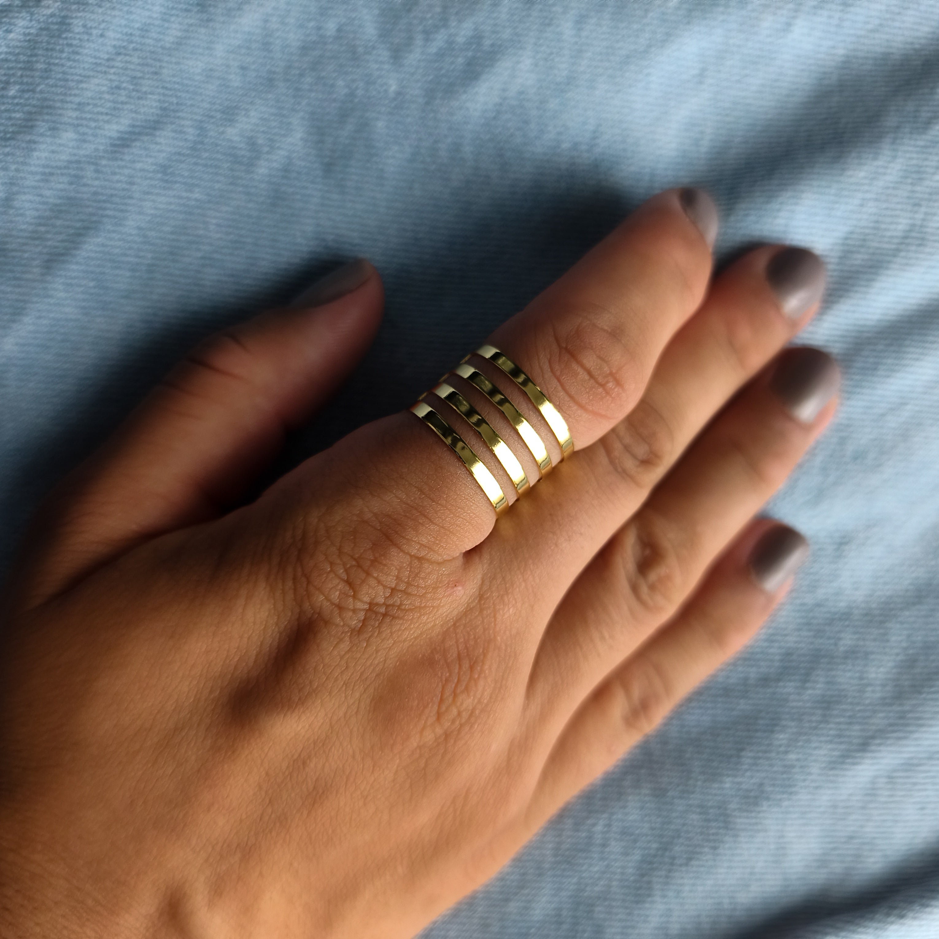 Anel Glam - Coleção Aurora - Banhado a Ouro 18k