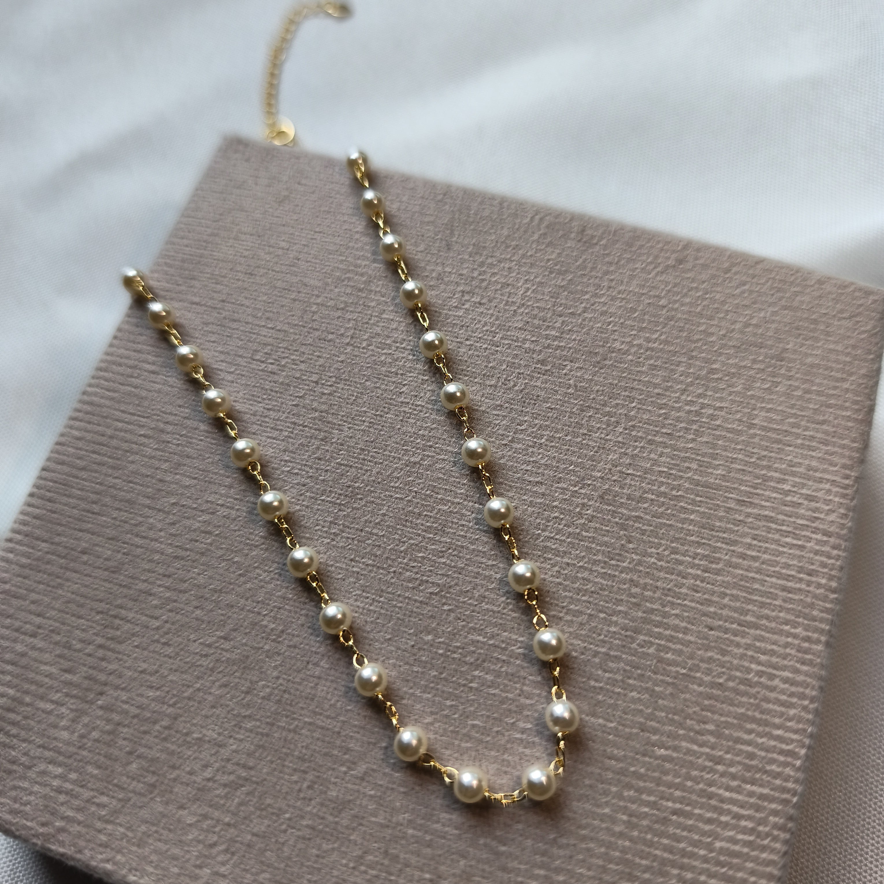 Colar Choker Pérolas - Coleção Aurora