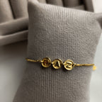 Pulseira Paz - Coleção Aurora - Banhada a Ouro 18k