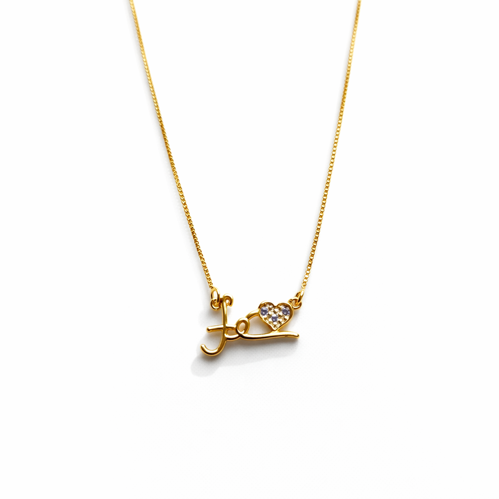 Colar Fé - Detalhado Com Micro Zircônias - Coleção Aurora - Banhado a Ouro 18k