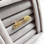 Brinco Rosália - Coleção Aurora- Banhado a Ouro 18k