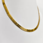 Colar Aurora Glow - Detalhado em Escamas - Coleção Aurora - Banhado a Ouro 18k