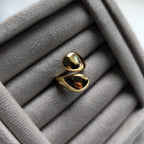 Anel Douré Ajustável - Coleção Aurora - Banhado a Ouro 18k