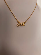 Colar Fé - Detalhado Com Micro Zircônias - Coleção Aurora - Banhado a Ouro 18k