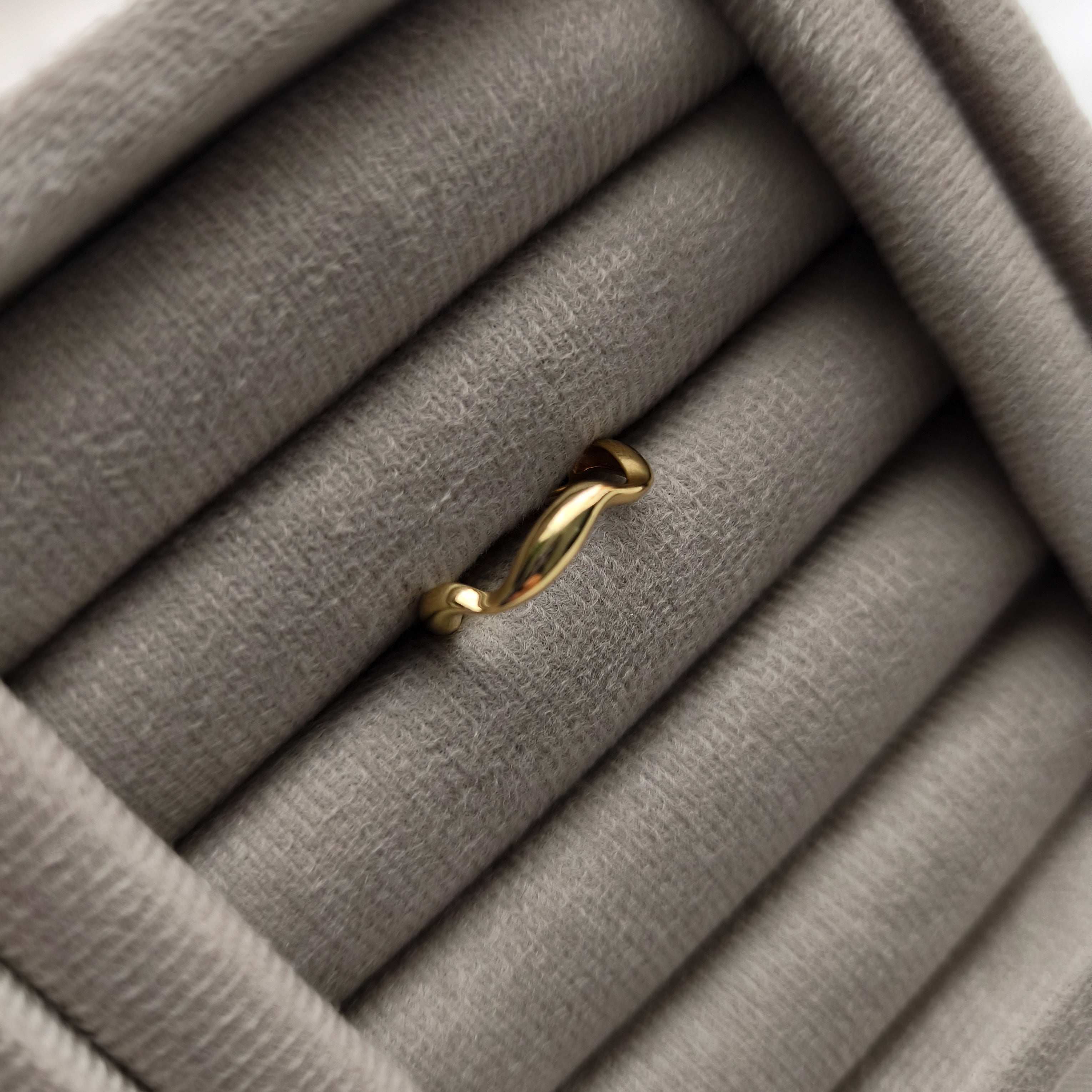 Anel Soft Ajustável - Coleção Aurora - Banhado a Ouro 18k